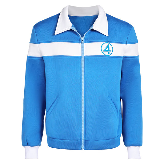 The Fantastic Four: First Steps(2025) The Thing Veste Bleu et Blanche Cosplay Costume