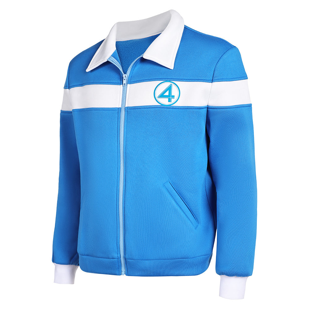 The Fantastic Four: First Steps(2025) The Thing Veste Bleu et Blanche Cosplay Costume