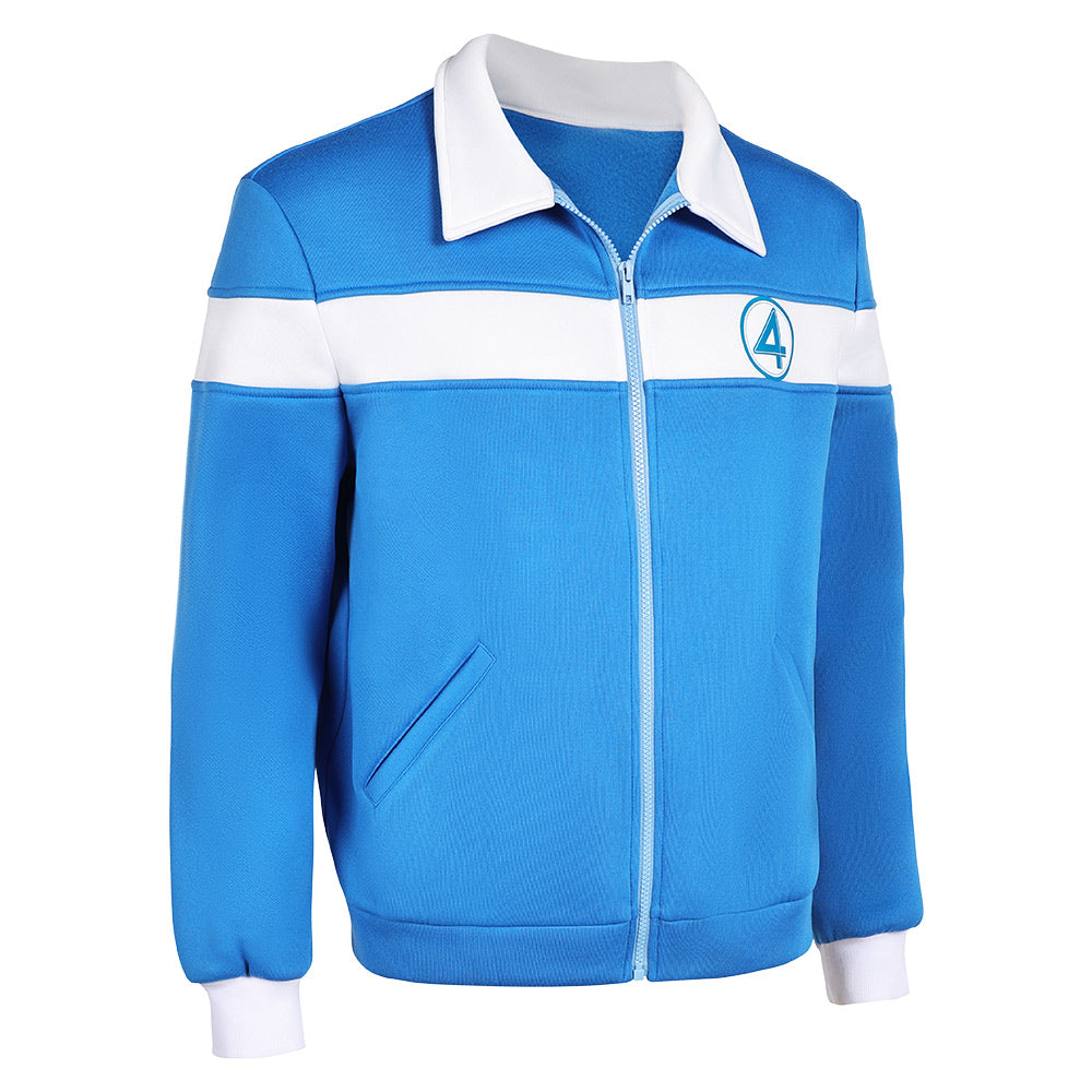 The Fantastic Four: First Steps(2025) The Thing Veste Bleu et Blanche Cosplay Costume