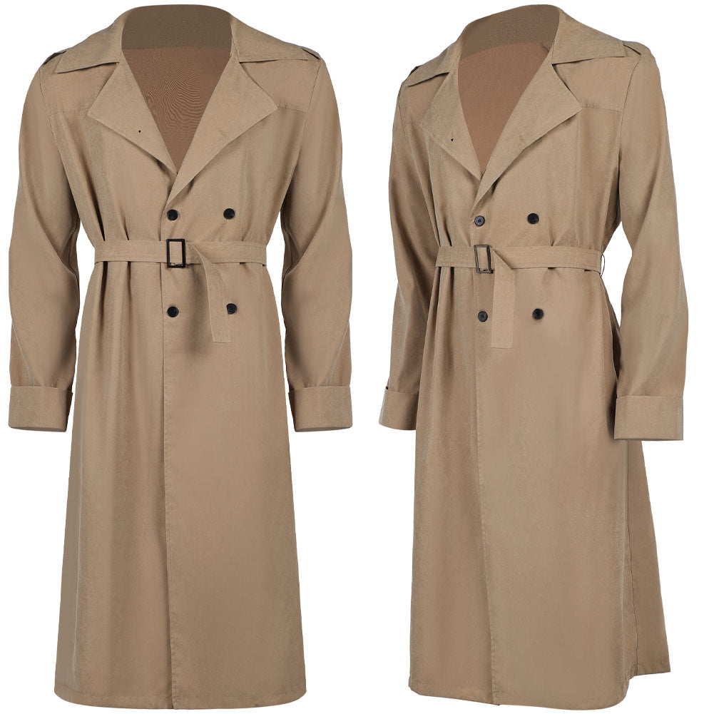 The Fantastic Four: First Steps(2025) The Thing Veste Marron Longue Cosplay Costume