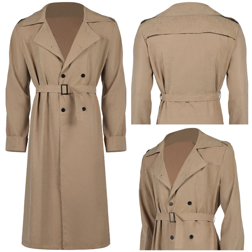 The Fantastic Four: First Steps(2025) The Thing Veste Marron Longue Cosplay Costume