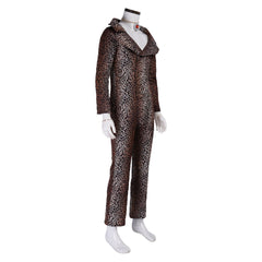 The Fifth Element Ruby Rhod Combinaison à Motif Léopard Cosplay Costume