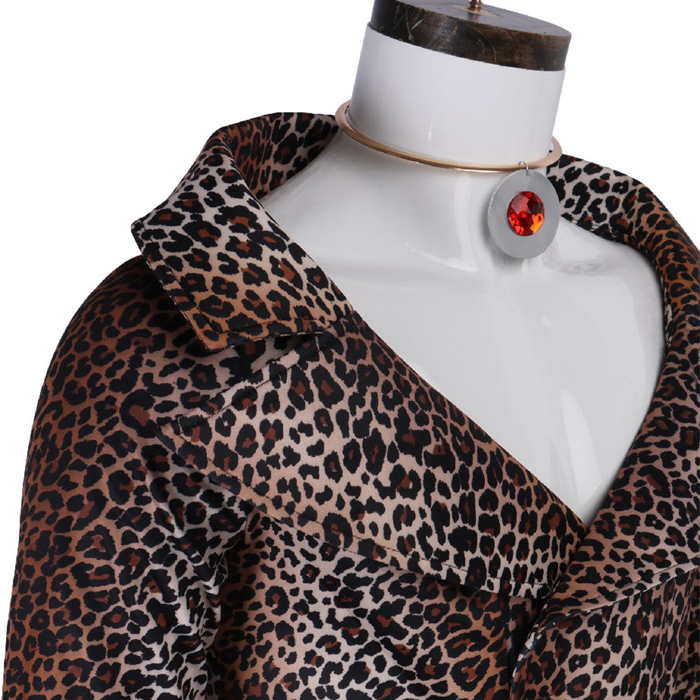 The Fifth Element Ruby Rhod Combinaison à Motif Léopard Cosplay Costume