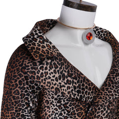 The Fifth Element Ruby Rhod Combinaison à Motif Léopard Cosplay Costume