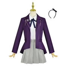 The Hundred Line: Last Defense Academy(2025) Kirifuji Nozomi Uniforme Violet Cosplay Costume
