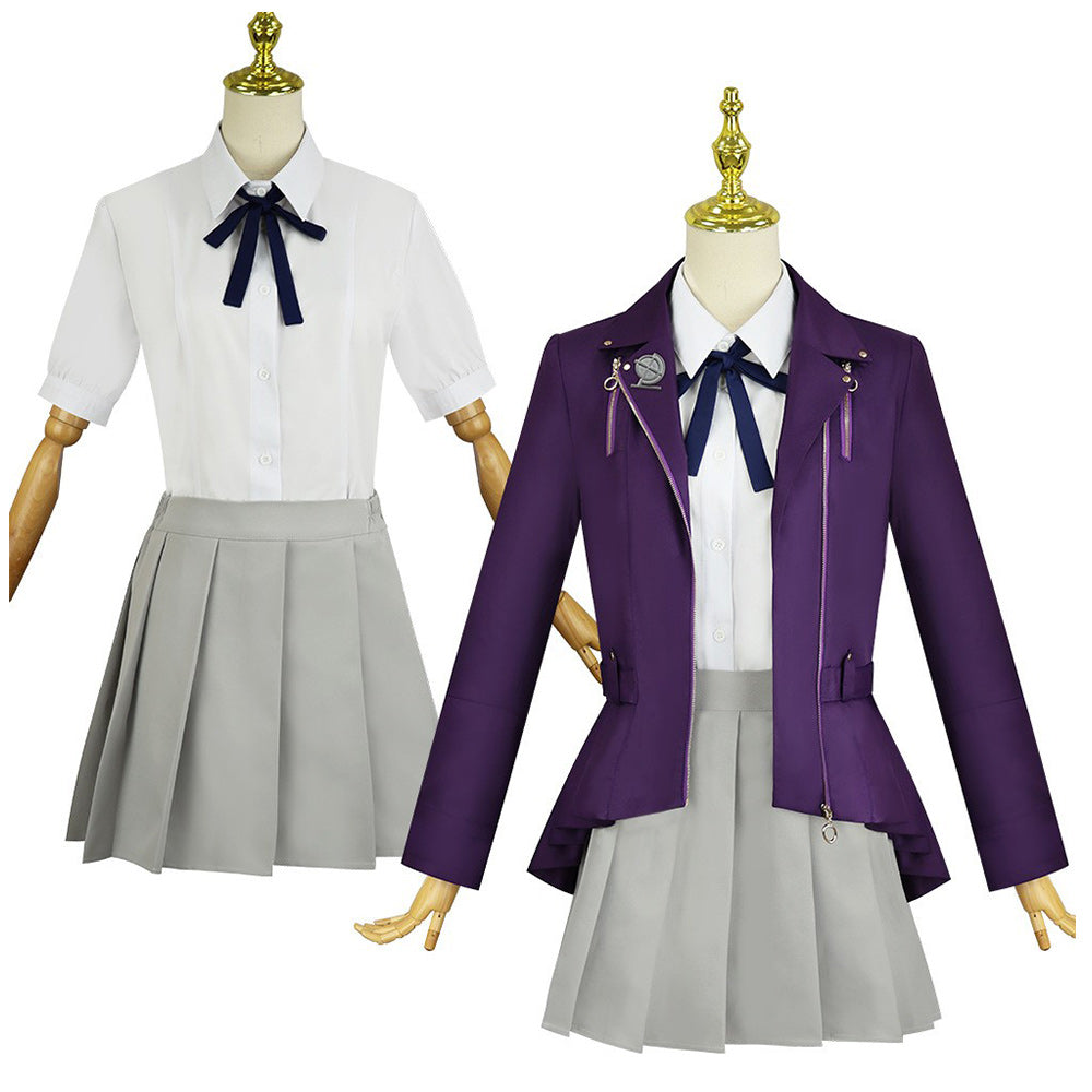The Hundred Line: Last Defense Academy(2025) Kirifuji Nozomi Uniforme Violet Cosplay Costume