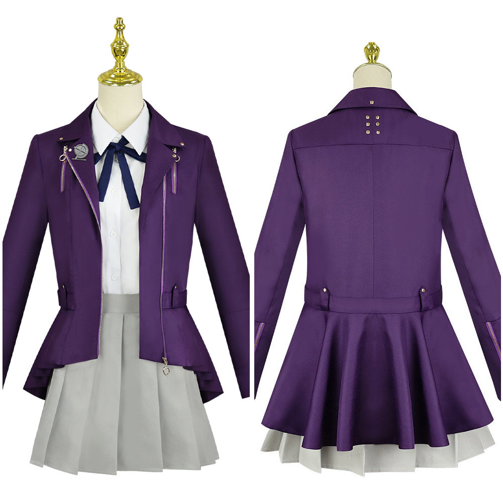 The Hundred Line: Last Defense Academy(2025) Kirifuji Nozomi Uniforme Violet Cosplay Costume
