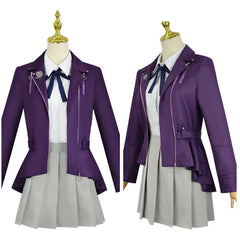 The Hundred Line: Last Defense Academy(2025) Kirifuji Nozomi Uniforme Violet Cosplay Costume