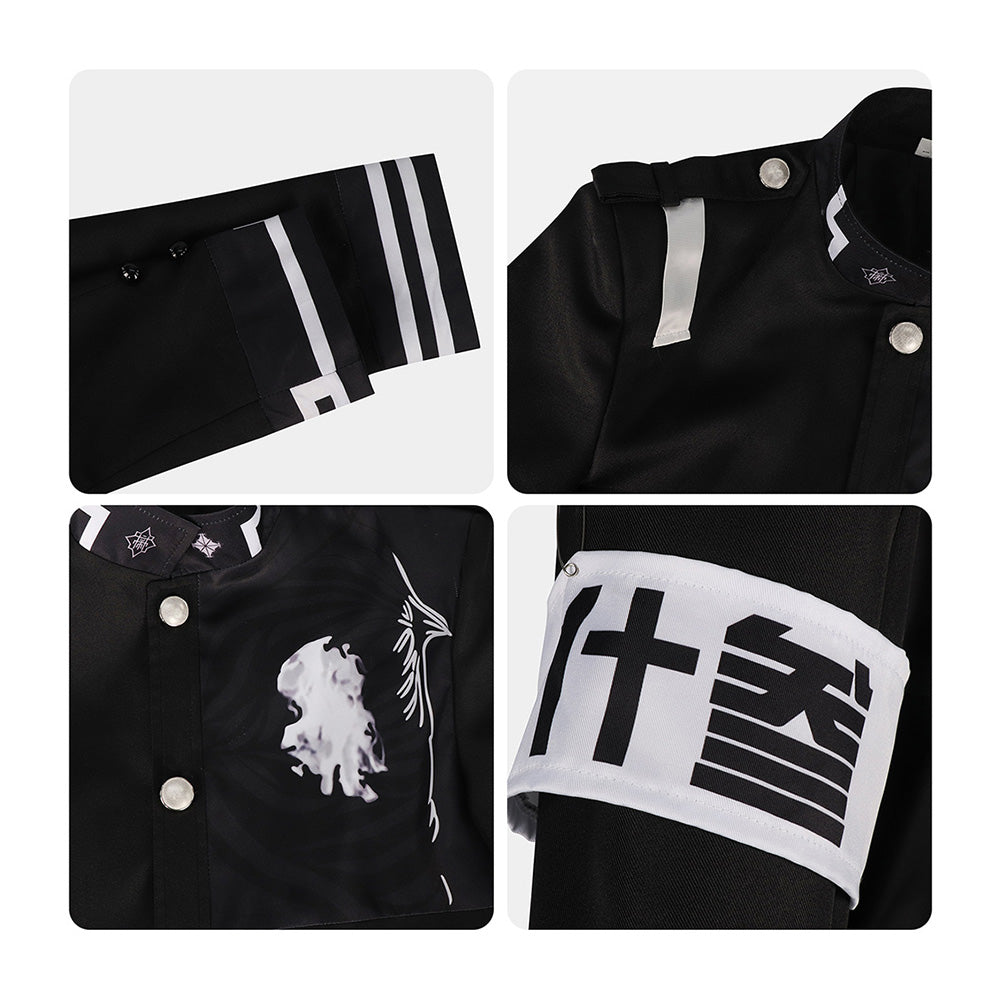 The Hundred Line: Last Defense Academy(2025) Omokage Yugami Tenue Noire Cosplay Costume