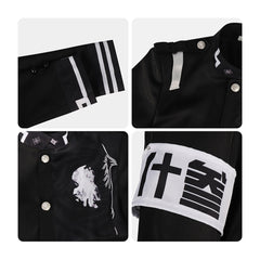 The Hundred Line: Last Defense Academy(2025) Omokage Yugami Tenue Noire Cosplay Costume