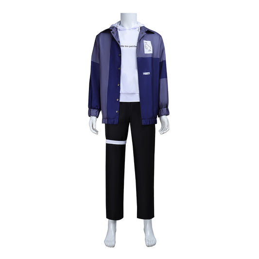 The Hundred Line: Last Defense Academy(2025) Sumino Takumi Tenue Violette et Noire Cosplay Costume