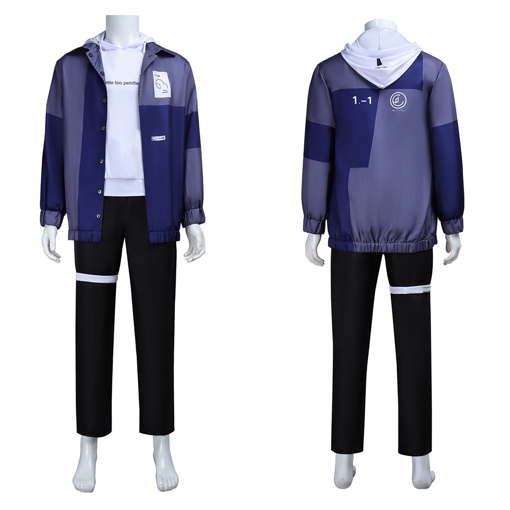 The Hundred Line: Last Defense Academy(2025) Sumino Takumi Tenue Violette et Noire Cosplay Costume
