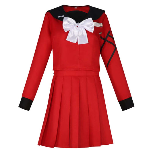 The Hundred Line: Last Defense Academy(2025) Tsukumo Kako JK Robe Rouge Cosplay Costume