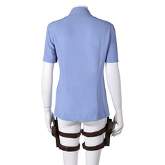 The Last of Us Saison 2(2025) Ellie Chemise Bleue Cosplay Costume