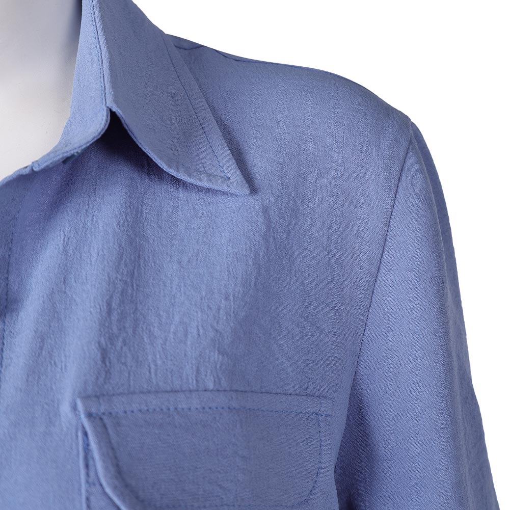 The Last of Us Saison 2(2025) Ellie Chemise Bleue Cosplay Costume