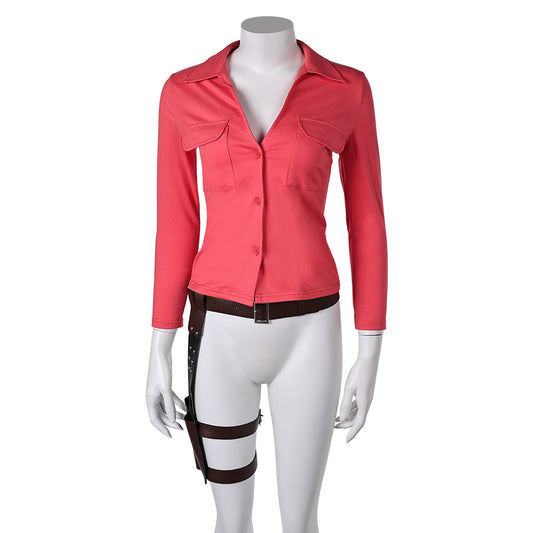 The Last of Us Saison 2(2025) Ellie Chemise Rouge Cosplay Costume