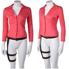 The Last of Us Saison 2(2025) Ellie Chemise Rouge Cosplay Costume