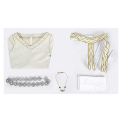 The Lord of the Rings Éowyn Robe Blanche Cosplay Costume