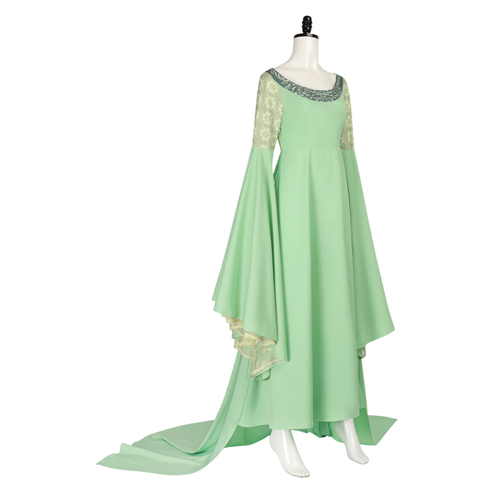 The Lord of the Rings Arwen Robe Verte Cosplay Costume
