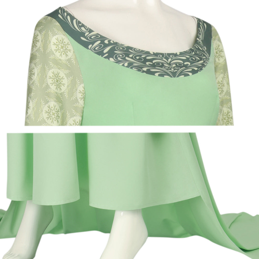 The Lord of the Rings Arwen Robe Verte Cosplay Costume