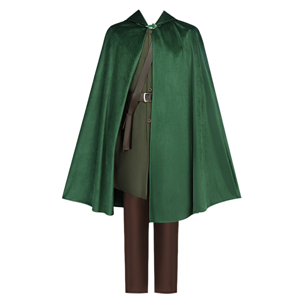 The Lord of the Rings Bilbo Baggins Tenue Verte Cosplay Costume