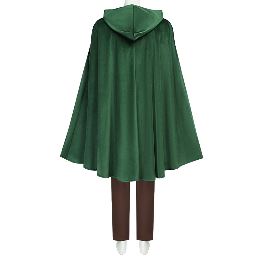 The Lord of the Rings Bilbo Baggins Tenue Verte Cosplay Costume