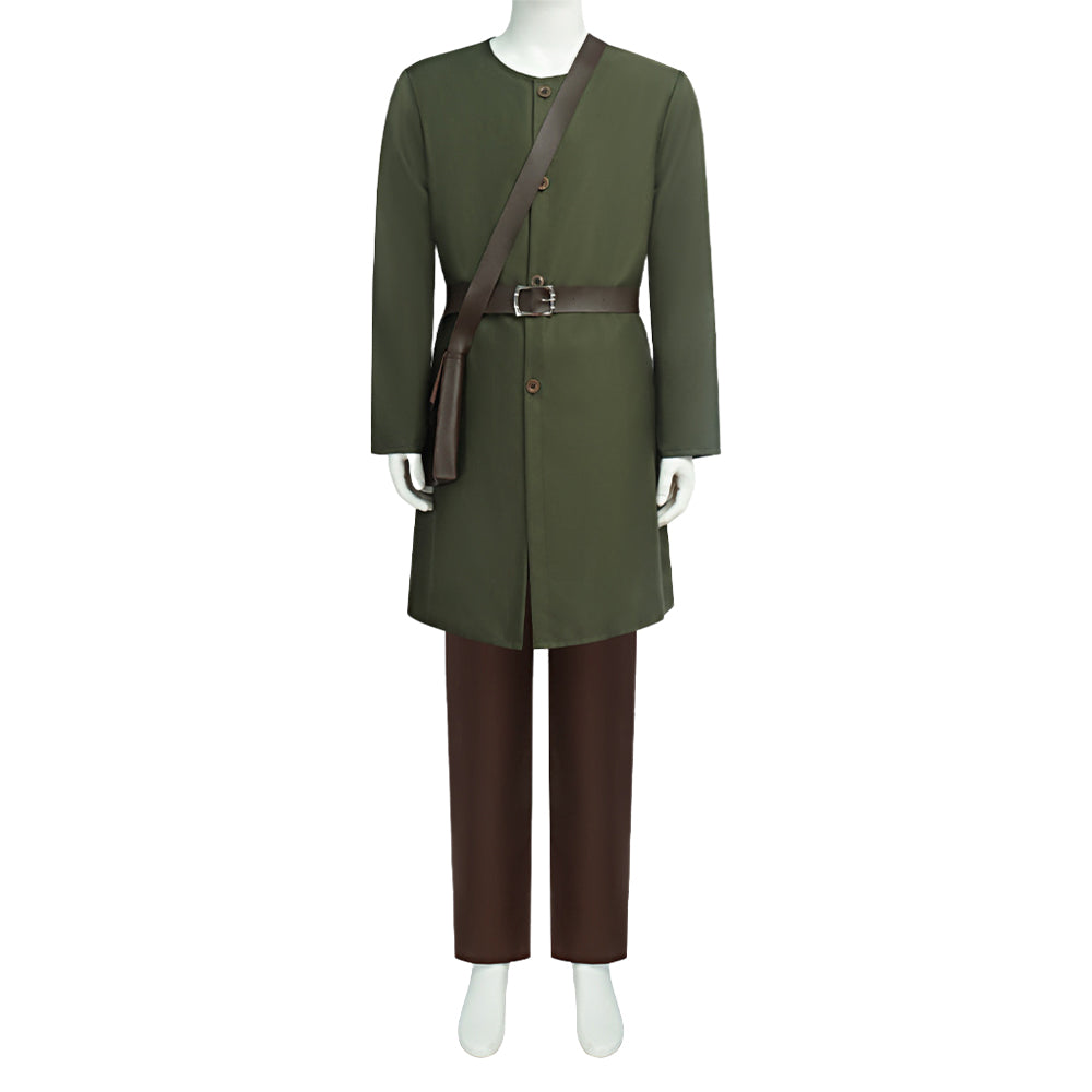 The Lord of the Rings Bilbo Baggins Tenue Verte Cosplay Costume