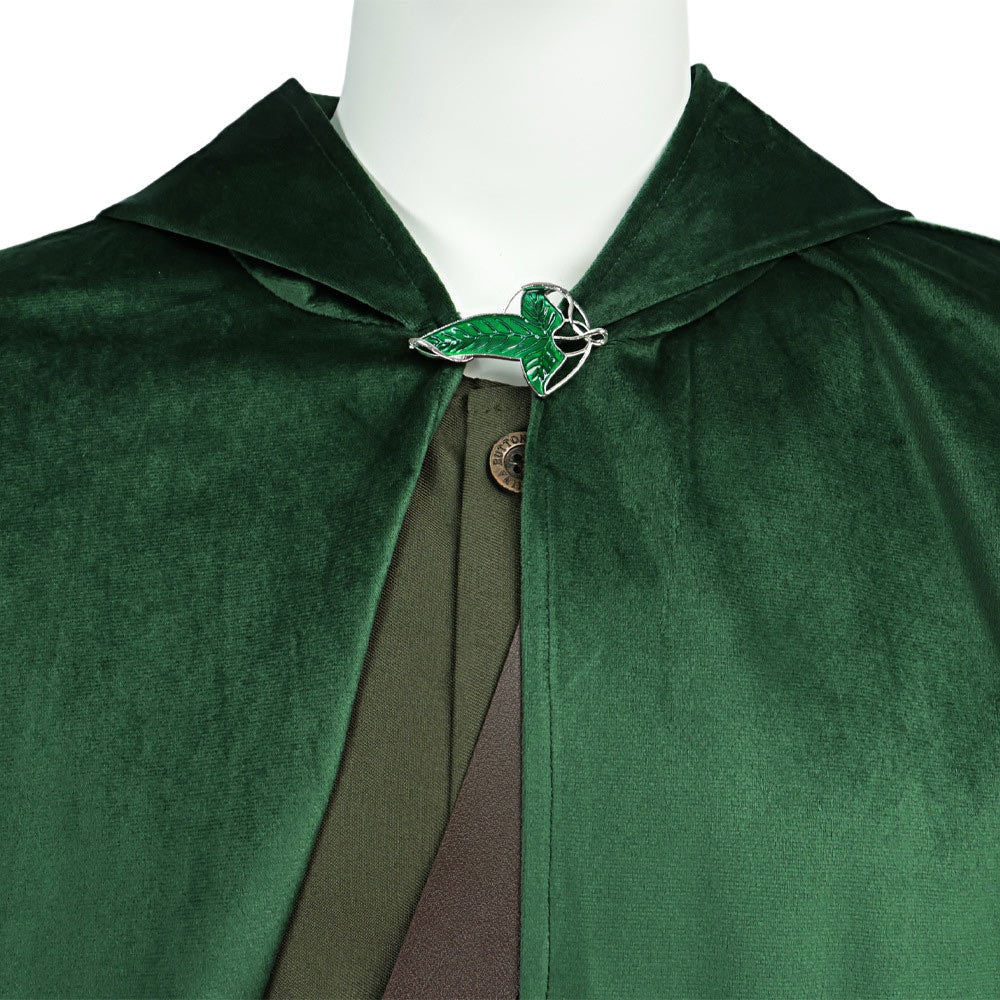 The Lord of the Rings Bilbo Baggins Tenue Verte Cosplay Costume
