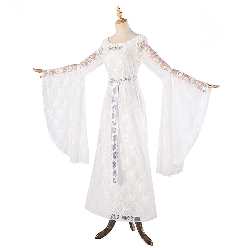 The Lord of The Rings Galadriel Robe Blanche Cosplay Costume