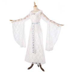 The Lord of The Rings Galadriel Robe Blanche Cosplay Costume