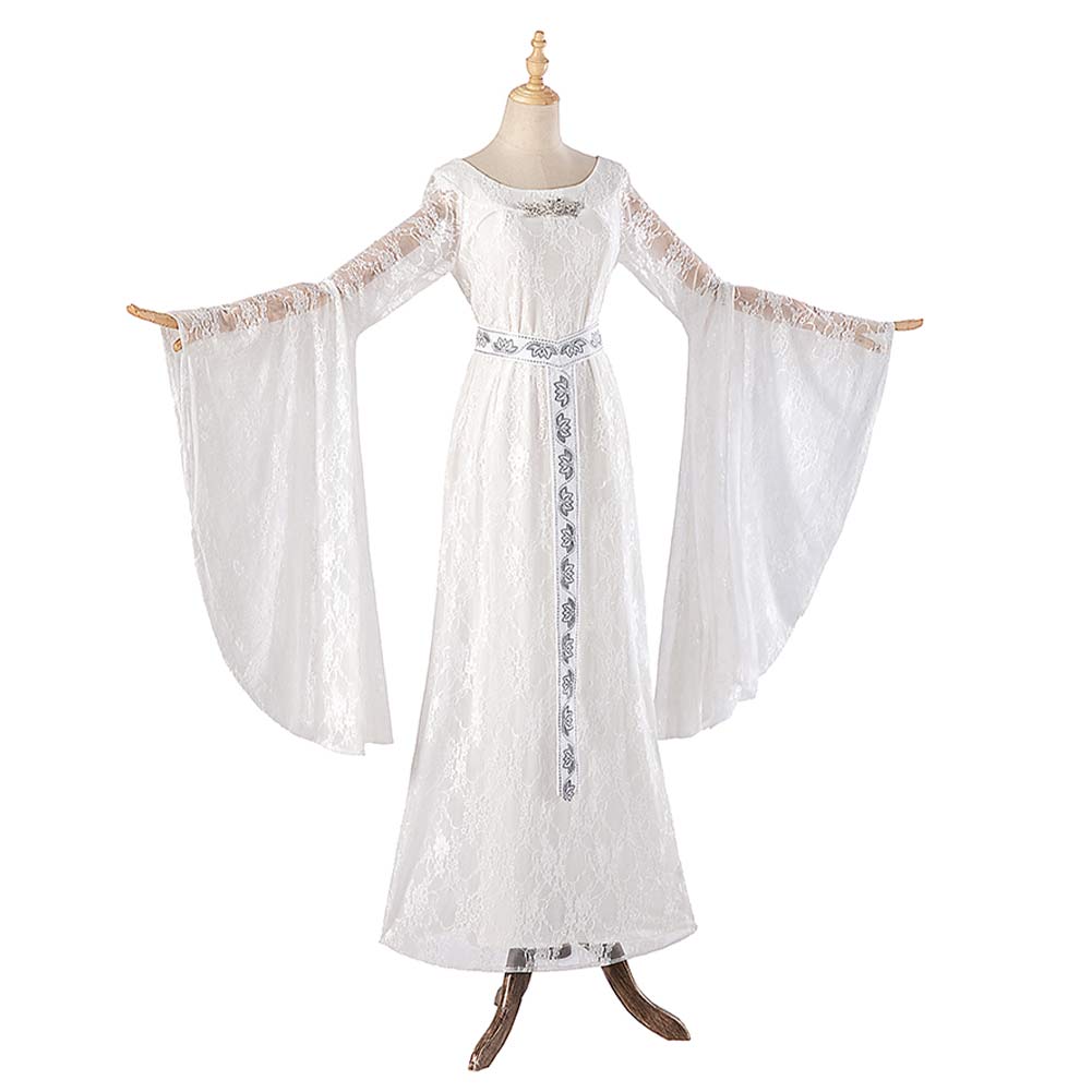 The Lord of The Rings Galadriel Robe Blanche Cosplay Costume