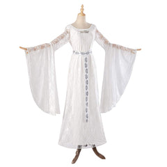 The Lord of The Rings Galadriel Robe Blanche Cosplay Costume