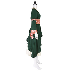 The Lord of The Rings Hera Robe Verte Médiévale Cosplay Costume