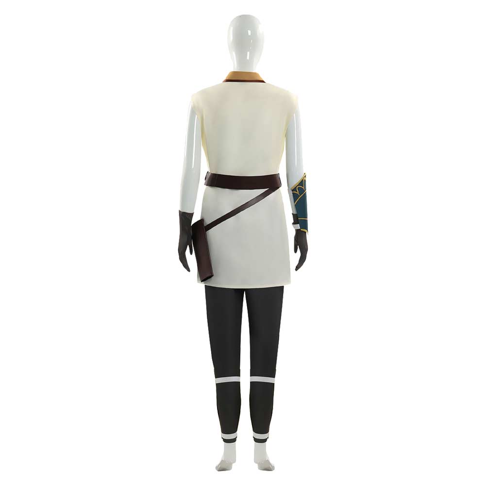 The Lord of the Rings Hera Tenue Blanche et Marrone Cosplay Costume