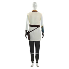 The Lord of the Rings Hera Tenue Blanche et Marrone Cosplay Costume
