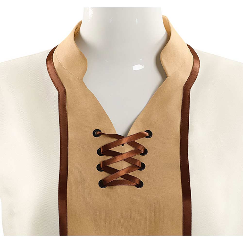 The Lord of the Rings Hera Tenue Blanche et Marrone Cosplay Costume