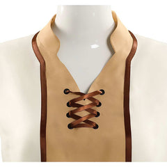 The Lord of the Rings Hera Tenue Blanche et Marrone Cosplay Costume