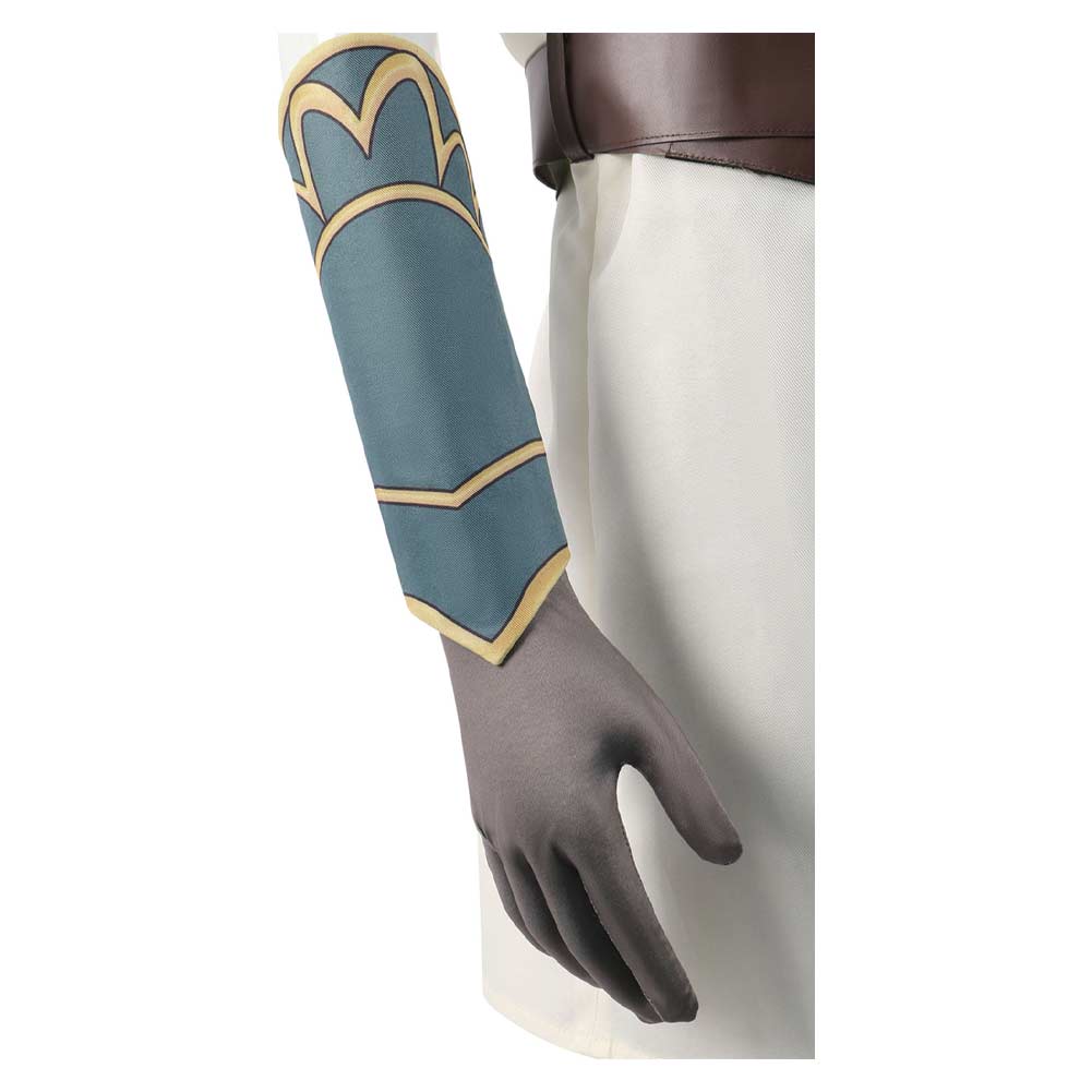 The Lord of the Rings Hera Tenue Blanche et Marrone Cosplay Costume