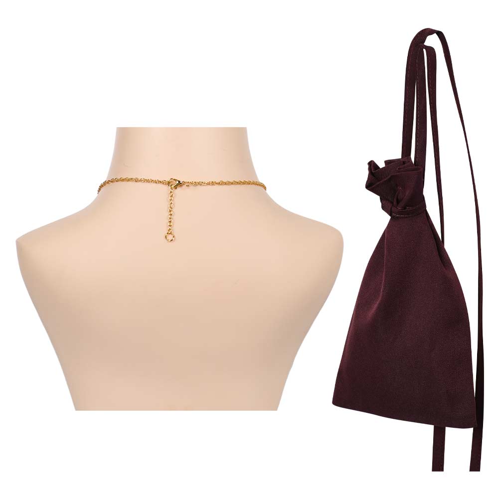 The Sandman 2(2025) Ruby Dreamstone Collier+Pochette Cosplay Accessoire