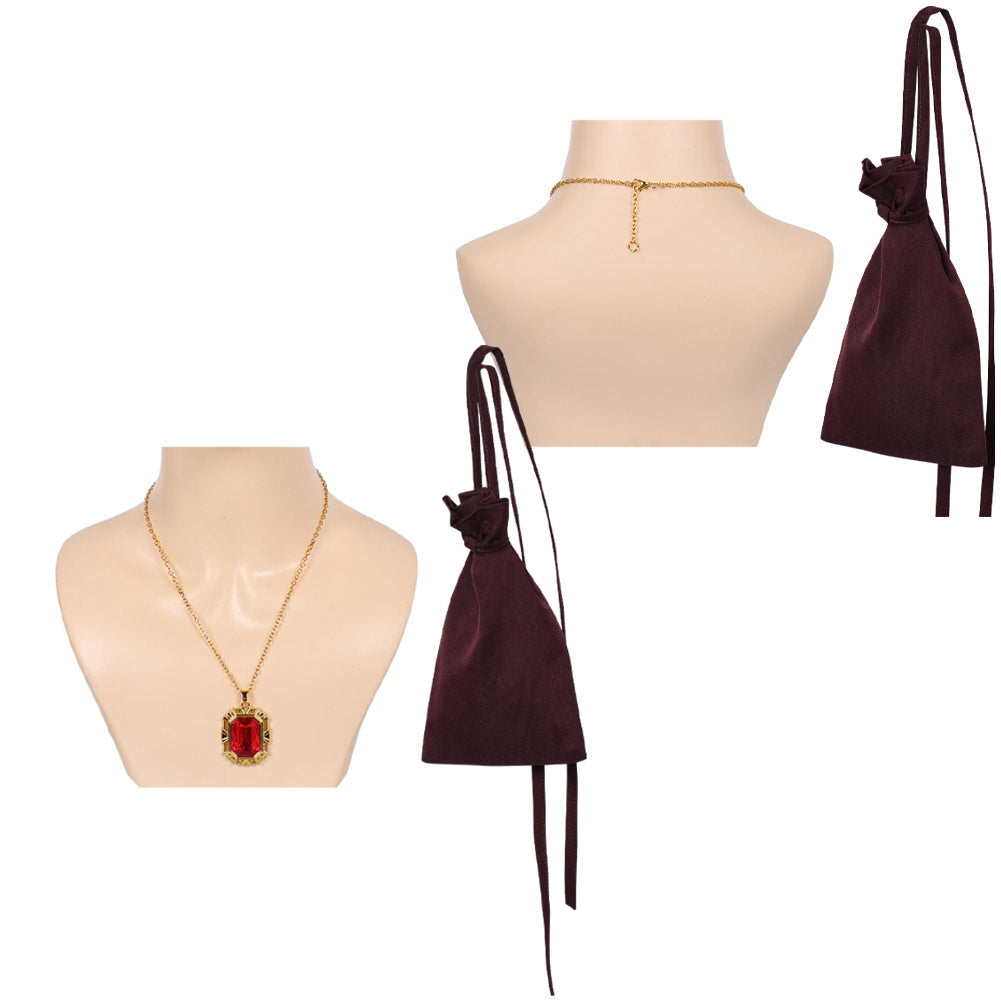 The Sandman 2(2025) Ruby Dreamstone Collier+Pochette Cosplay Accessoire