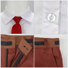 The SpongeBob Movie(2025) SpongeBob Tenue Blanche et Brune Cosplay Costume