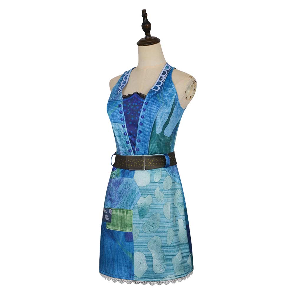 The Twits(2025) Mme Twit Robe Bleue Cosplay Costume