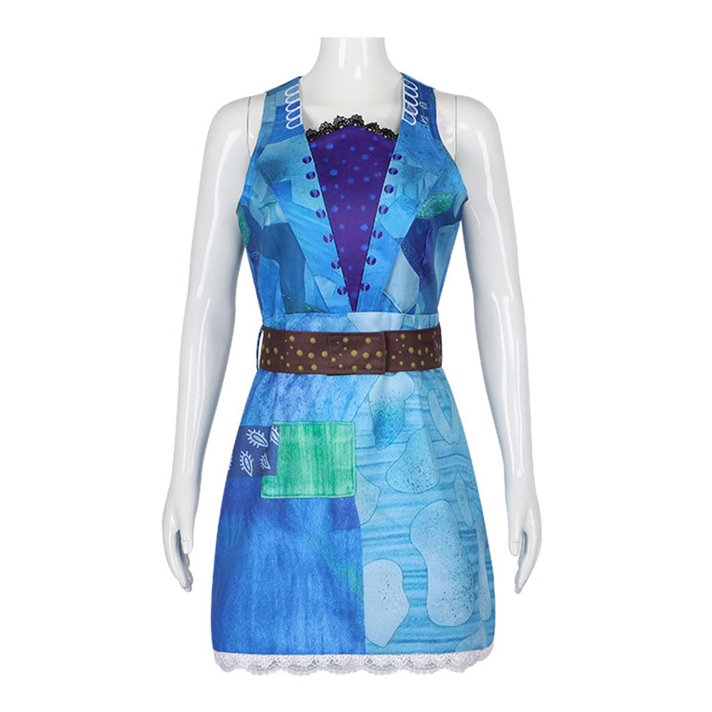 The Twits(2025) Mme Twit Robe Bleue Cosplay Costume Ver.2