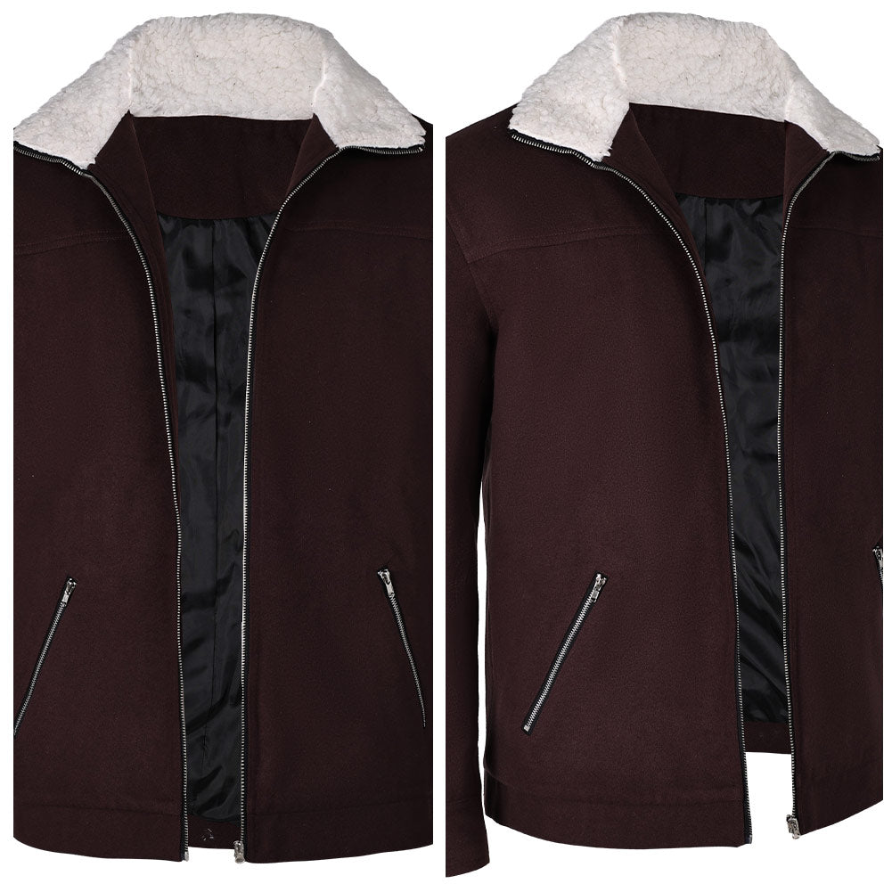 The Walking Dead Rick Grimes Veste Noire Cosplay Costume