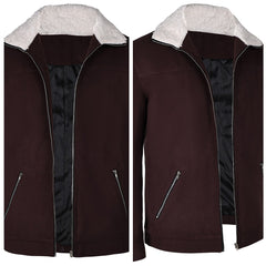 The Walking Dead Rick Grimes Veste Noire Cosplay Costume