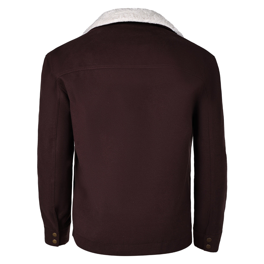 The Walking Dead Rick Grimes Veste Noire Cosplay Costume