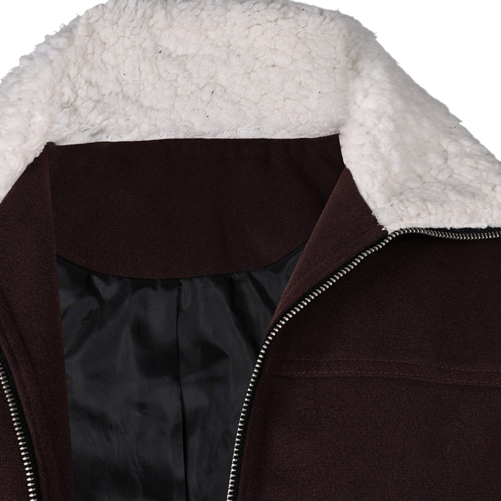 The Walking Dead Rick Grimes Veste Noire Cosplay Costume