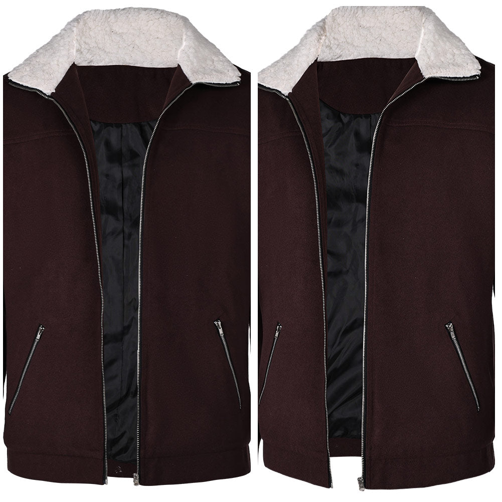 The Walking Dead Rick Grimes Veste Noire Cosplay Costume