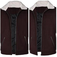 The Walking Dead Rick Grimes Veste Noire Cosplay Costume