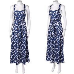 The White Lotus Saison 3(2025) Kate Robe Bleue Cosplay Costume